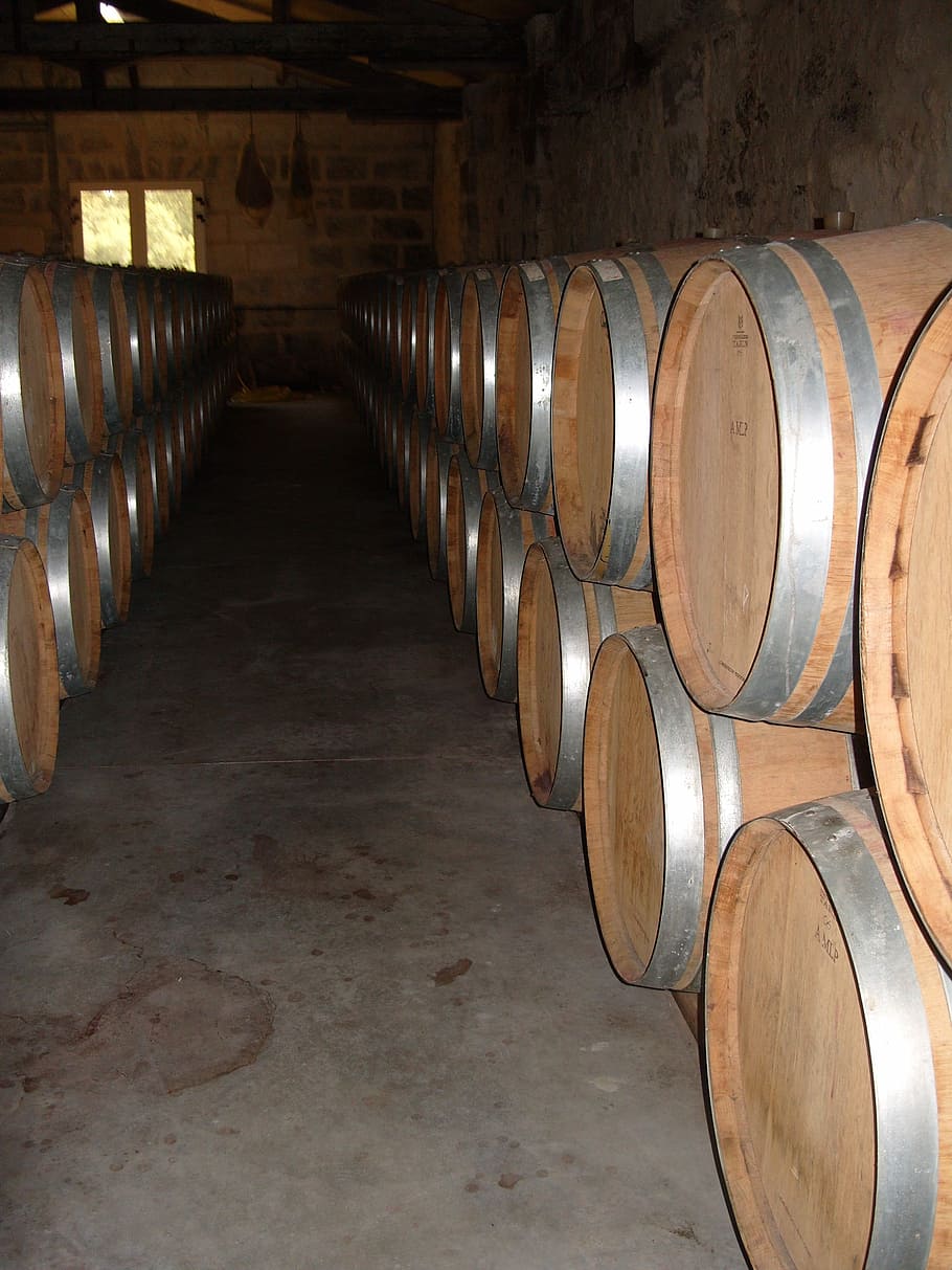 Wine Cellar, Barrels, Cask, Wine, Wine, Cellar, wine cask, winemaking HD wallpaper
