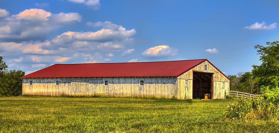 barn, rustic, barns, ohio, digital art, rural, scenic, country HD wallpaper