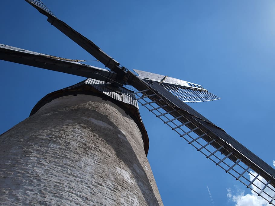 mill, windmill, wing, architecture, silo, flour mill, cereals HD wallpaper