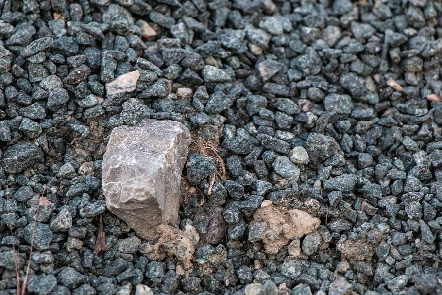 stone, pebble, texture, ground, background, pattern, sand, mess HD wallpaper