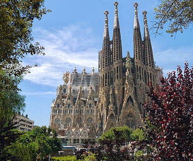 Hd Wallpaper Architecture Cathedral Sagrada Familia Barcelona Spain Wallpaper Flare