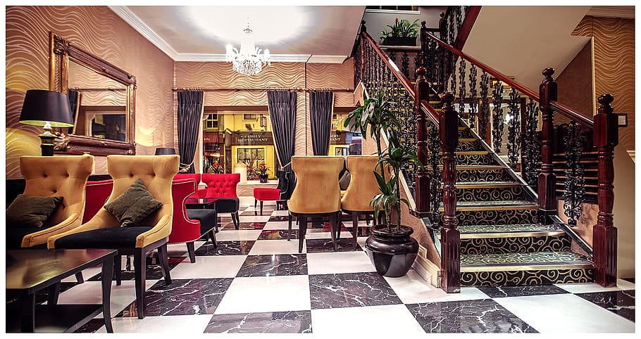 killarney, eviston, hotel, brooklodge, indoors, architecture HD wallpaper