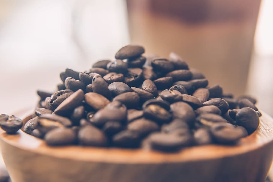 coffee, beans, seeds, food and drink, coffee - drink, selective focus HD wallpaper