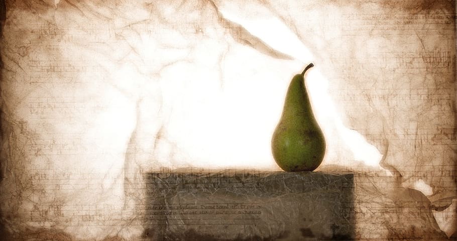 Pear, Decorative, Paper, healthy eating, freshness, no people HD wallpaper