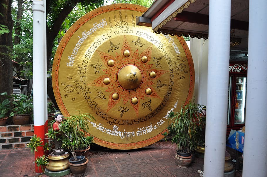 Thailand, Temple, Gong, Complex, temple complex, cultures, architecture HD wallpaper