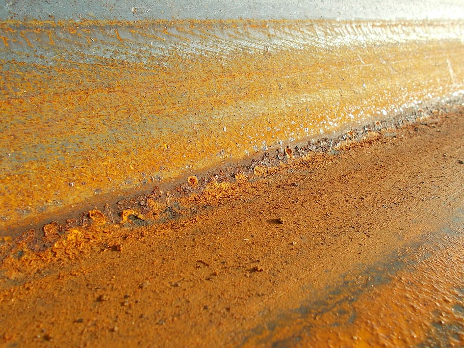 metal, rust, oxidize, background, rusted, old, land, beach HD wallpaper