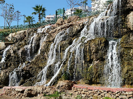waterfall, bach, murmur, upper düden waterfall, duden park HD wallpaper