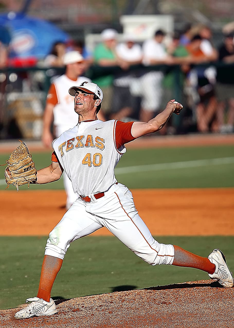 baseball, pitcher, texas, throw, pitching, competition, game HD wallpaper