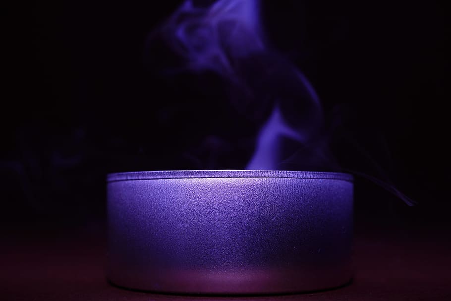 violet, smoke, dark, night, light, indoors, food and drink HD wallpaper