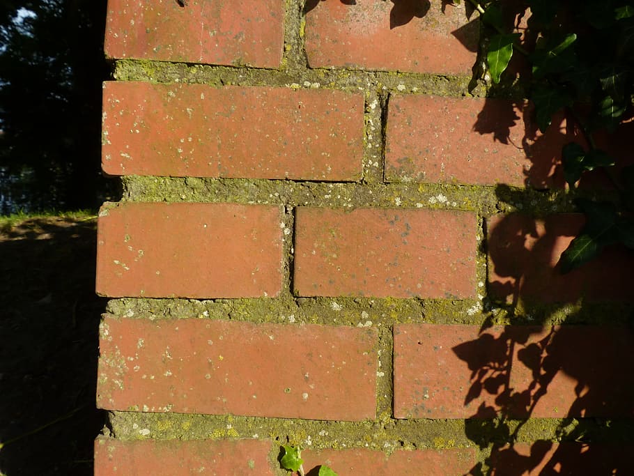 Brick Wall, Red, Stone, masonry, backgrounds, wall - Building Feature HD wallpaper