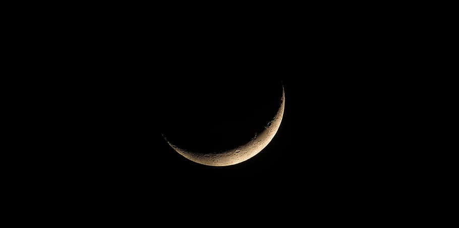 moon, night, sky, dark, black, space, astronomy, beauty in nature HD wallpaper