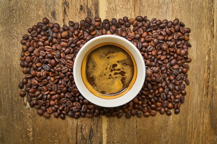 coffee, caffeine, core, seed, beautiful, delicious, scented HD wallpaper