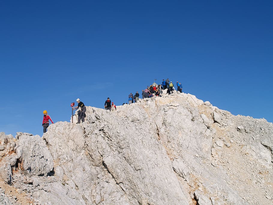 hiking, trekking, active, alpine, altitude, hike, rocks, outdoor HD wallpaper