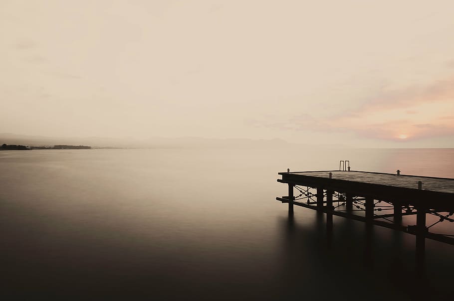 backlit, beach, blurred, calm, calm waters, coast, coastal HD wallpaper