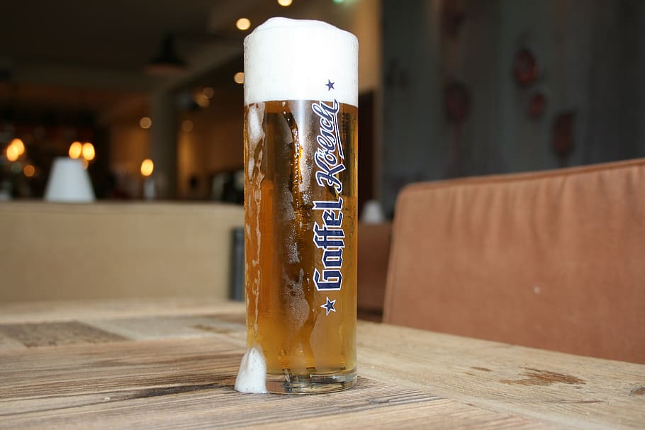 kölsch, ice cold, tapped, beer, drink, caje, foam, alcohol HD wallpaper