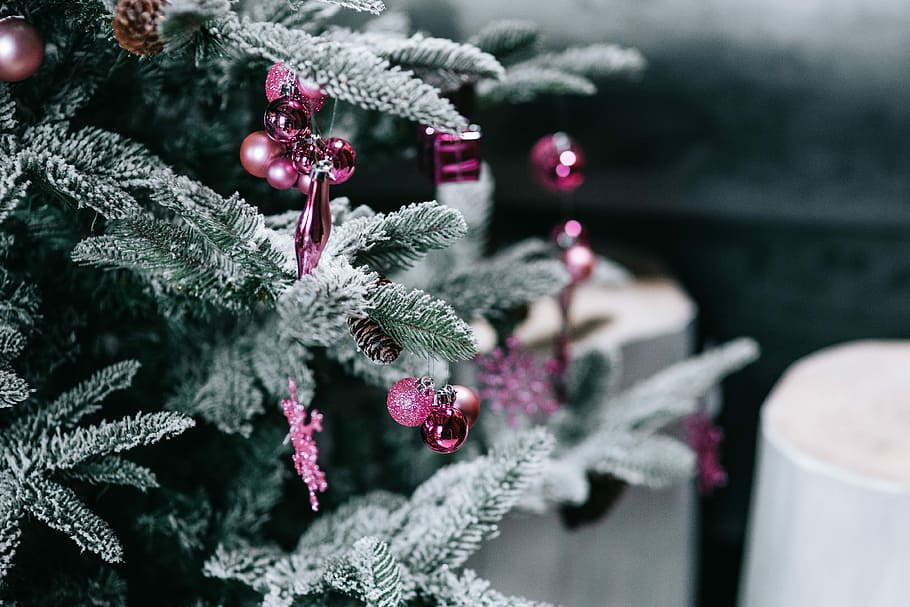 Christmas tree decorations, Christmas balls, xmas, winter, christmas Ornament, HD wallpaper