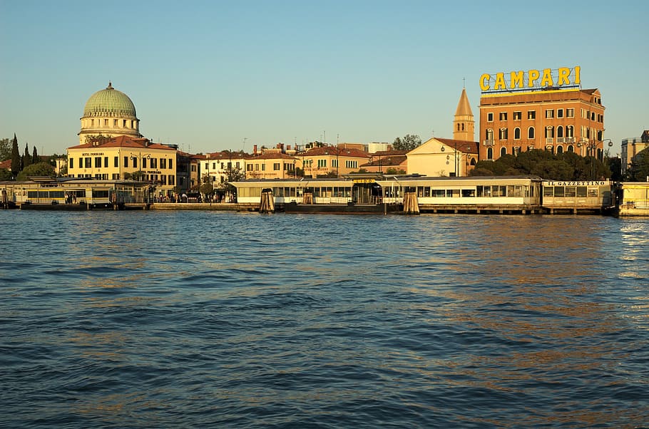 venice, italy, island, lagoon, water, europe, canal, city, architecture, HD wallpaper