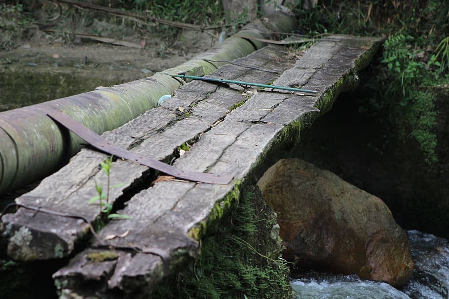 bridge, path, bridge over river, wood - material, no people HD wallpaper