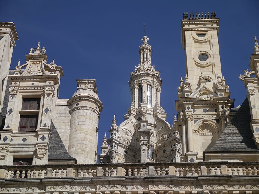 architecture, chambord, renaissance, built structure, building exterior HD wallpaper