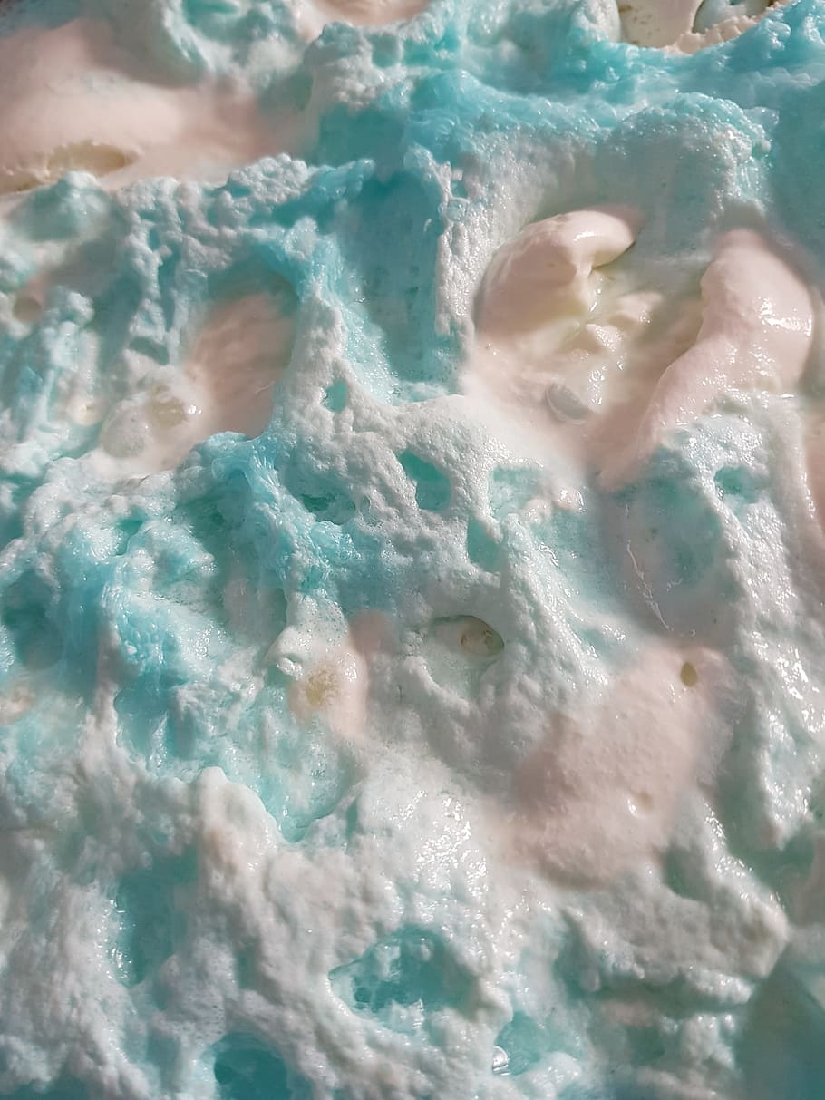 bubbles, foam, blue, white, froth, wet, texture, aqua, turquoise HD wallpaper