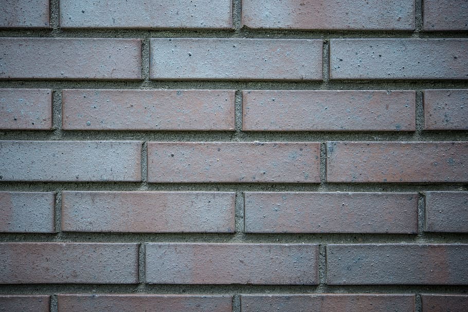orange concrete wall, Brick, Wall, Brick Wall, brick wall background, HD wallpaper