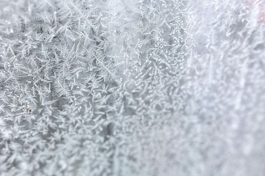 Frosty background, winter, cold, ice, backgrounds, close-up, pattern, HD wallpaper