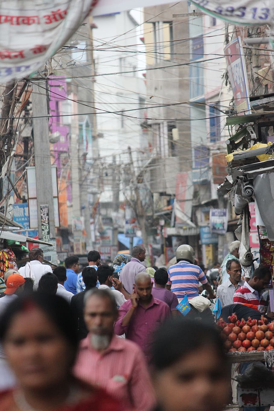 crowd, chapra, india, real people, city, group of people, large group of people HD wallpaper