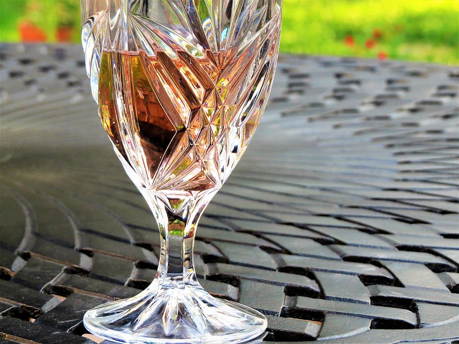 glass, wine, sunset, table, outside, household equipment, food and drink HD wallpaper