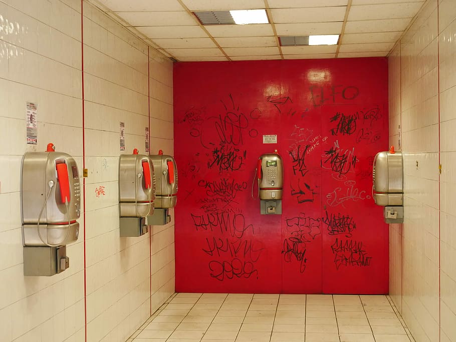 Booth, Phone, Telecoms, Public, Cell, equipment, device, connection HD wallpaper