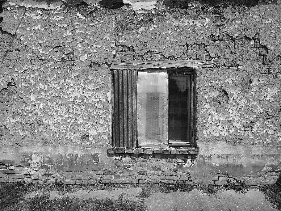 old house, lapsed, wall, built structure, building exterior HD wallpaper