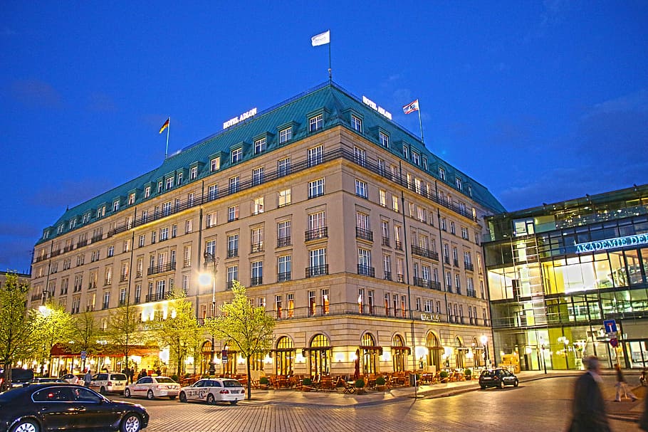 adlon, hotel, berlin, building, places of interest, hotel adlon HD wallpaper