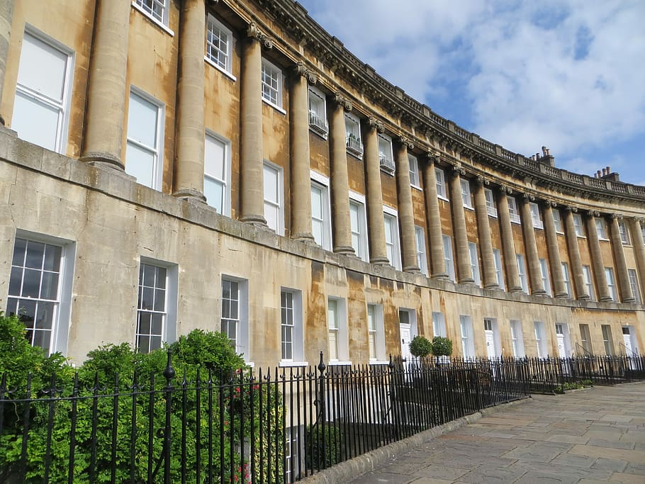 Monument, Park, bath, bath park, architecture, history, cloud - sky HD wallpaper