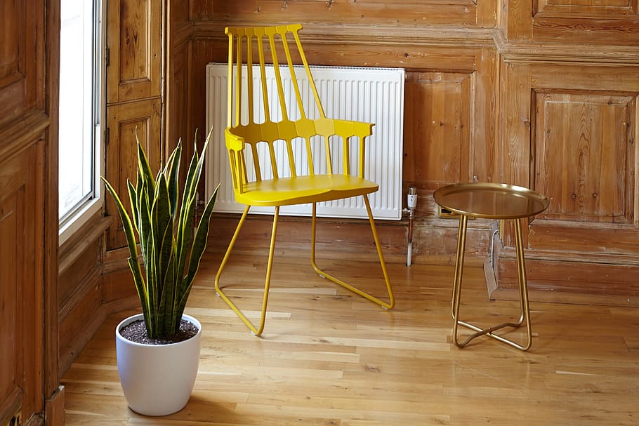 architecture, building, infrastructure, chair, garden, plants HD wallpaper