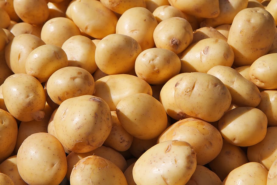 bunch of potatoes, coarse cereals, grains, food, from china, food and drink, HD wallpaper