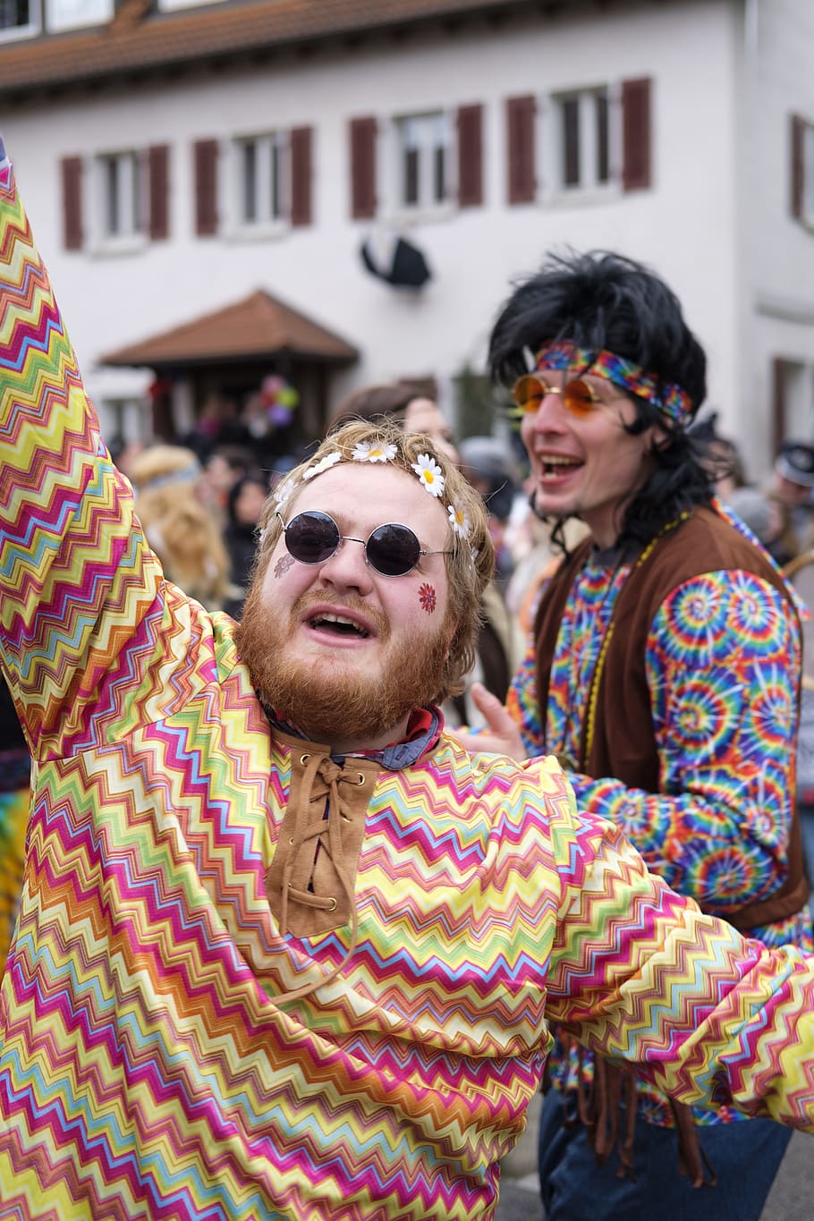 hippie, harmony, dom, glasses, sunglasses, carnival, fools