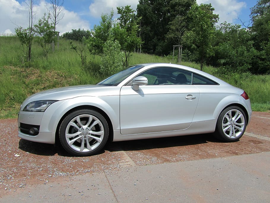 audi, tt, silver, auto, vehicle, automotive, motor vehicle HD wallpaper