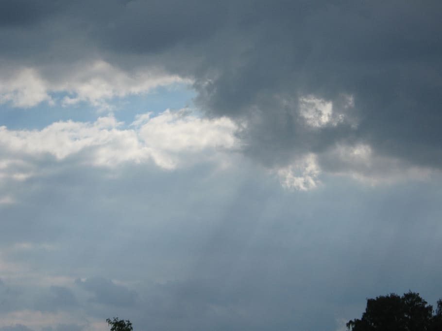 view, sky, nature, clouds, cloud - sky, beauty in nature, low angle view HD wallpaper