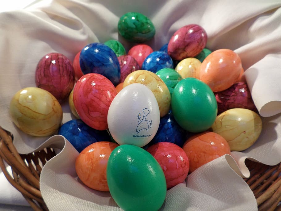 easter, eggs, jesus, multi colored, food, holiday, large group of objects HD wallpaper