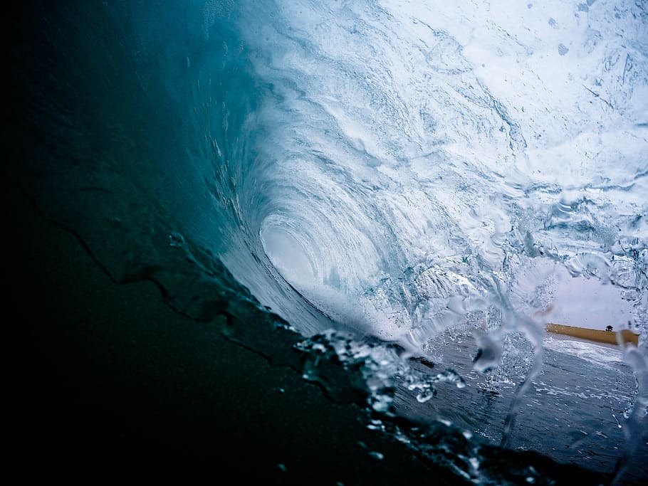 rippling body of water waves, close up photo of body of water HD wallpaper
