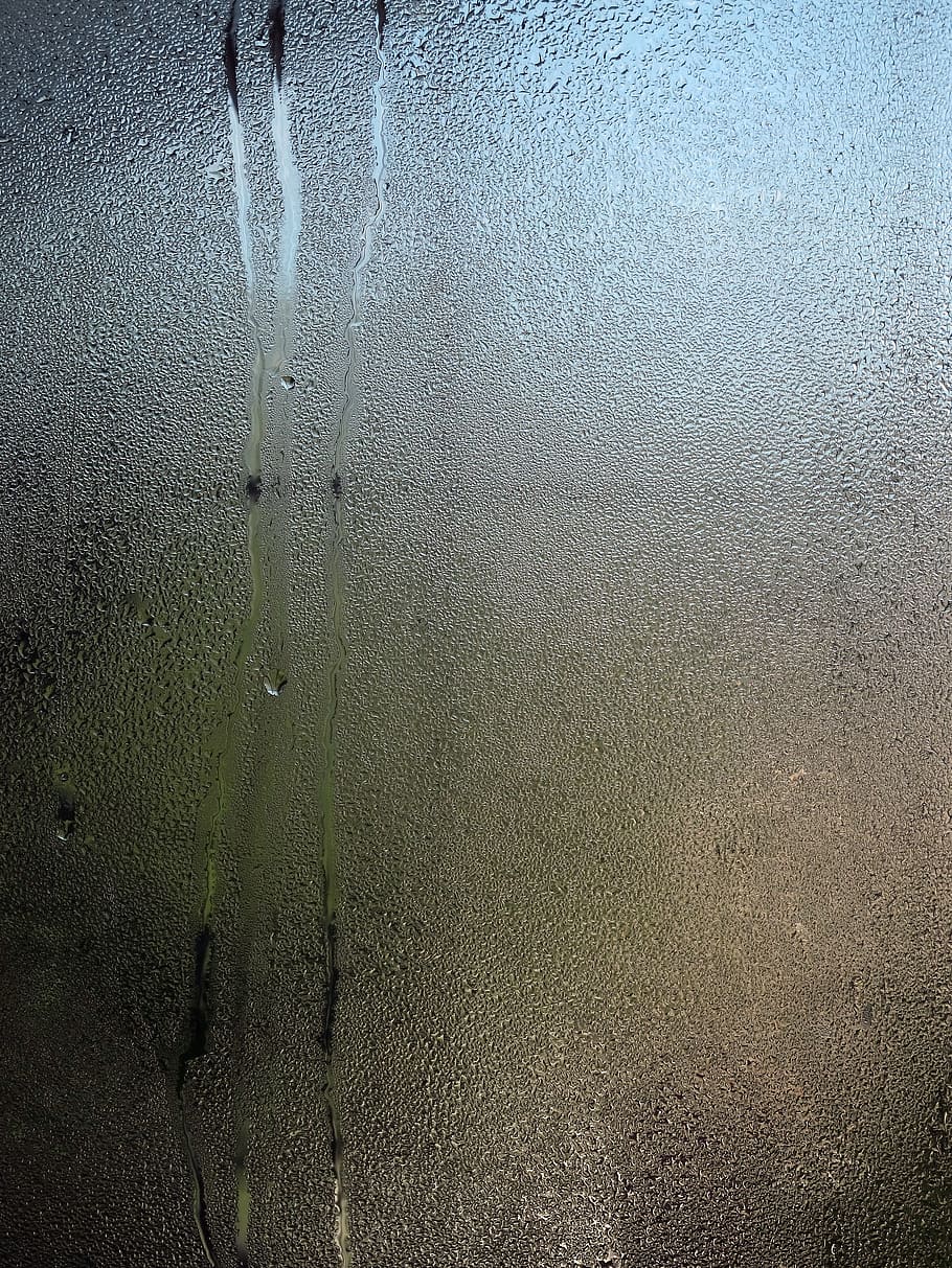moist glass frame, drop of water, fogging, disc, water vapor, HD wallpaper