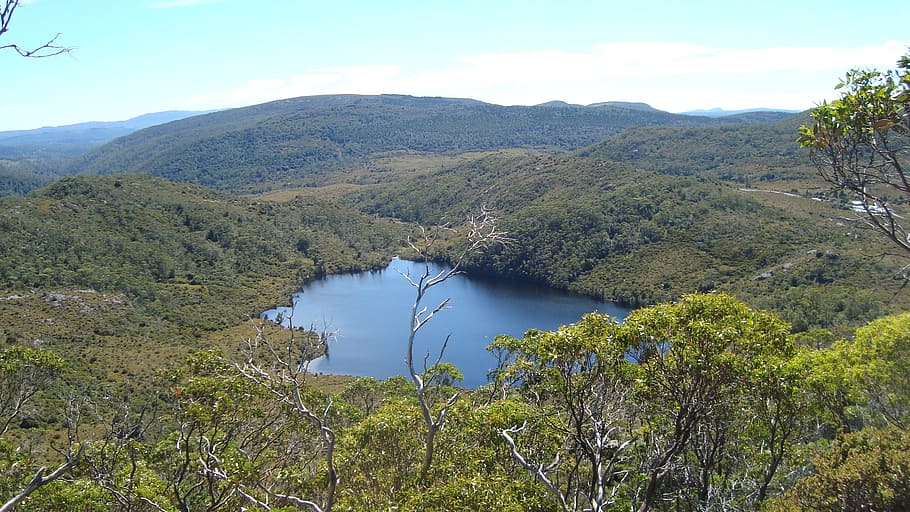 Cradle Mountain, Tasmania, Mountains, lake, landscape, wilderness, HD wallpaper