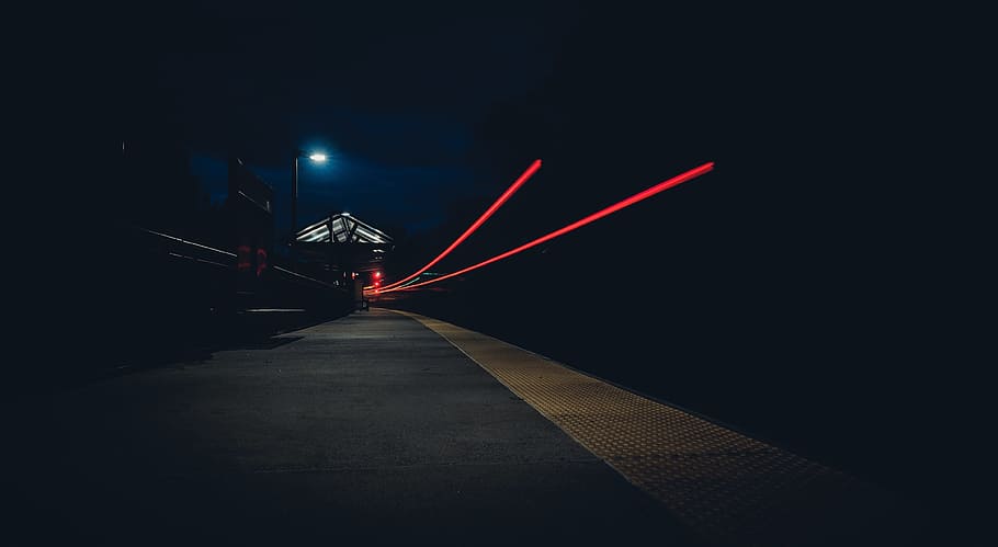 timelapse photography of tunnel, timelapsed photo of a road, tower HD wallpaper