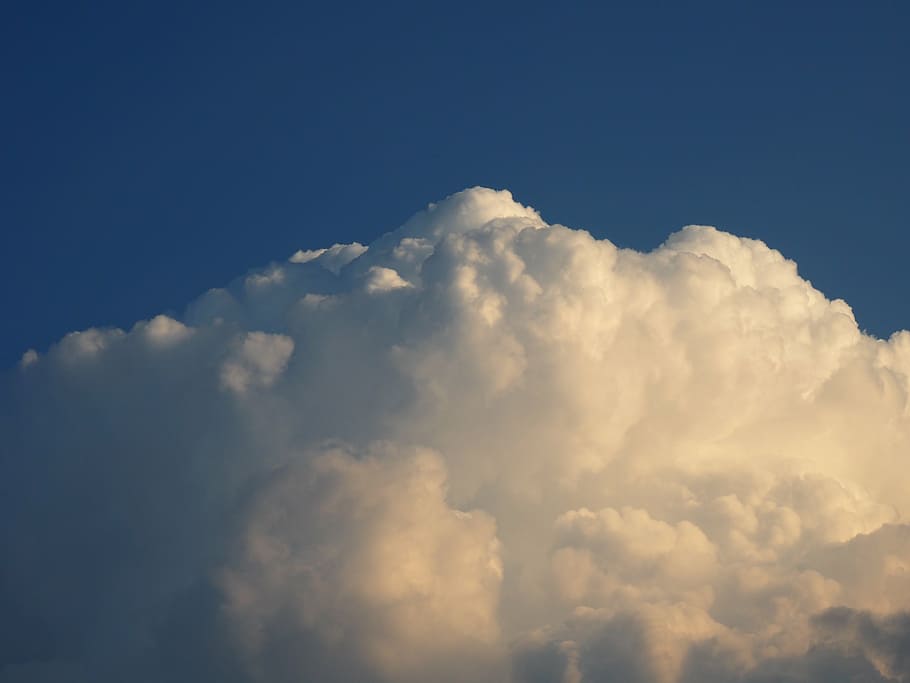 sky, cloud, cumulus clouds, blue, cloud - sky, beauty in nature HD wallpaper