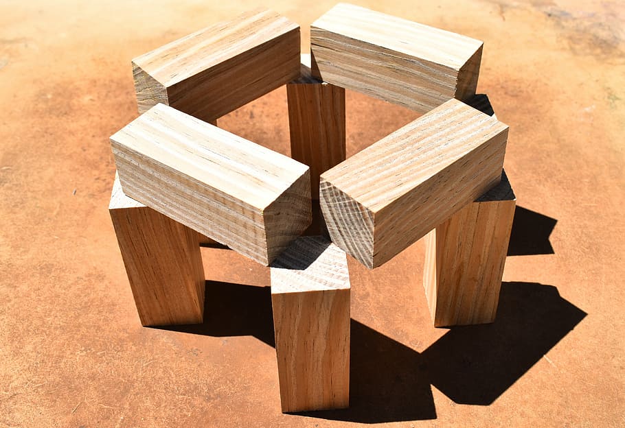 wooden dowels, pine, carpentry, work, wood - material, no people HD wallpaper