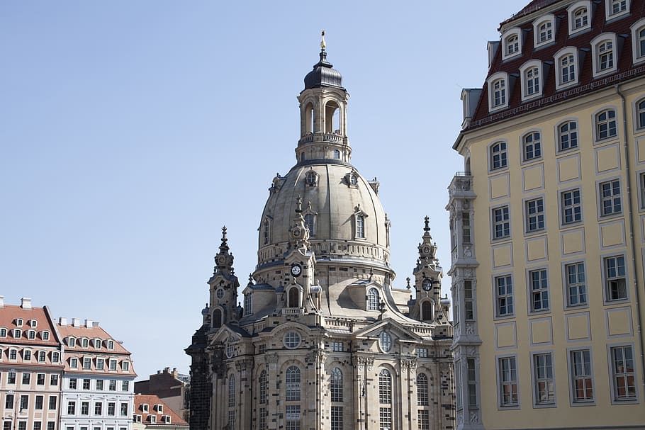 frauenkirche, dresden, germany, building exterior, architecture HD wallpaper