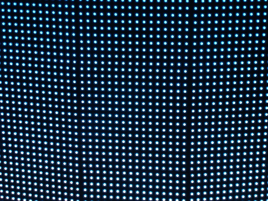 led, points, light emitting diodes, ilumination, blue, cold HD wallpaper