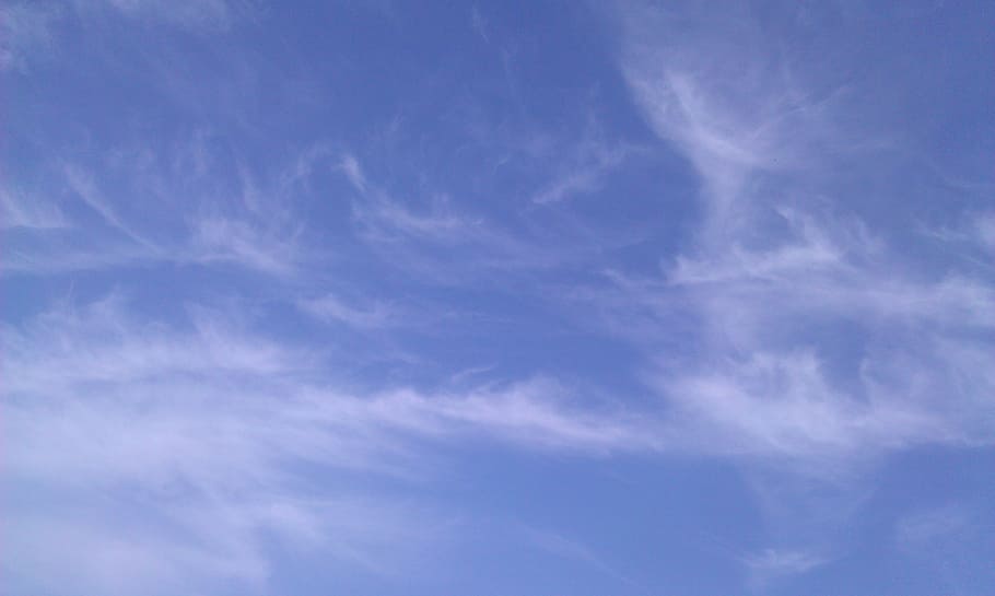 sky, clouds, blue, cloud - sky, low angle view, beauty in nature HD wallpaper