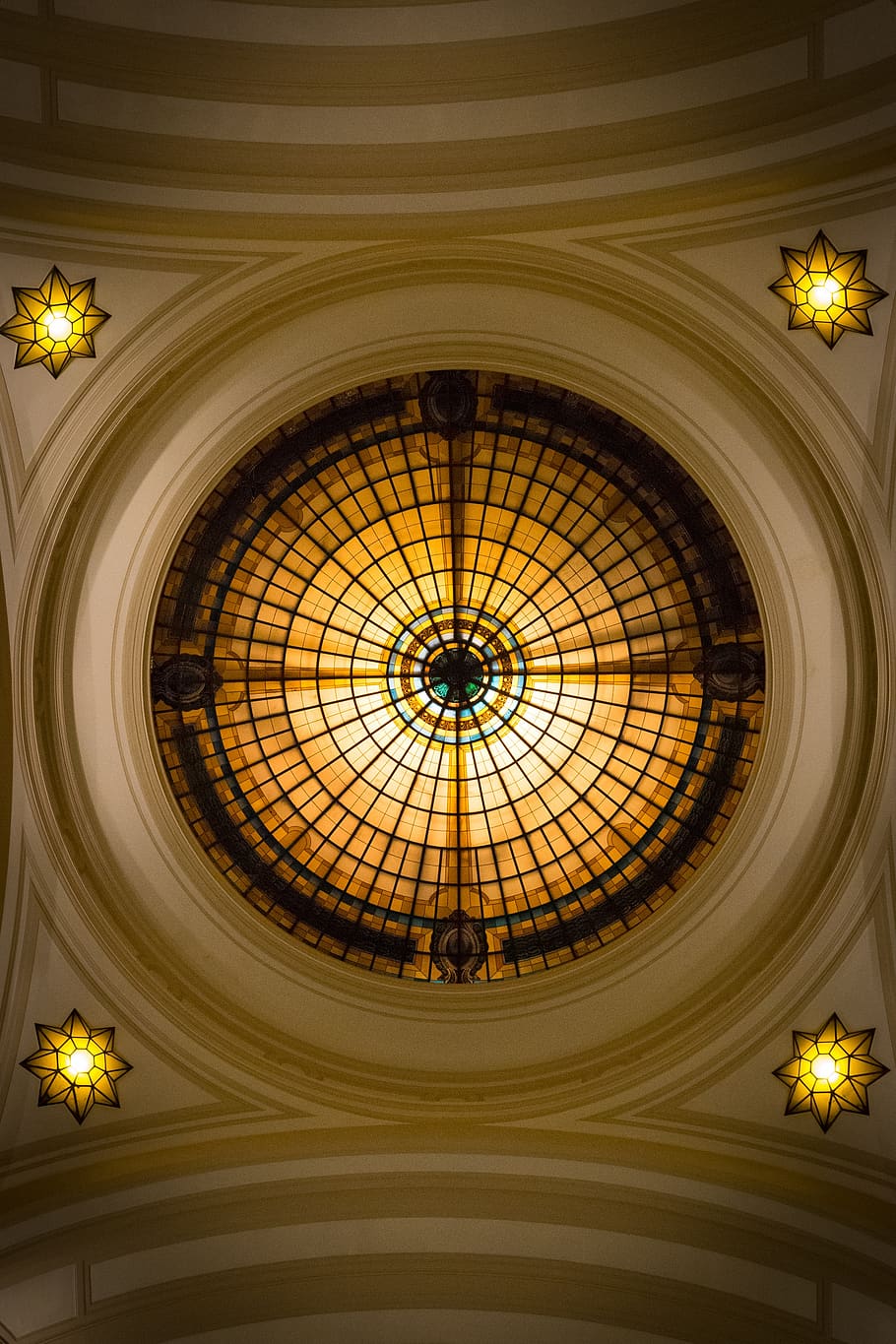 ceiling, decoration, interior, architecture, design, light HD wallpaper