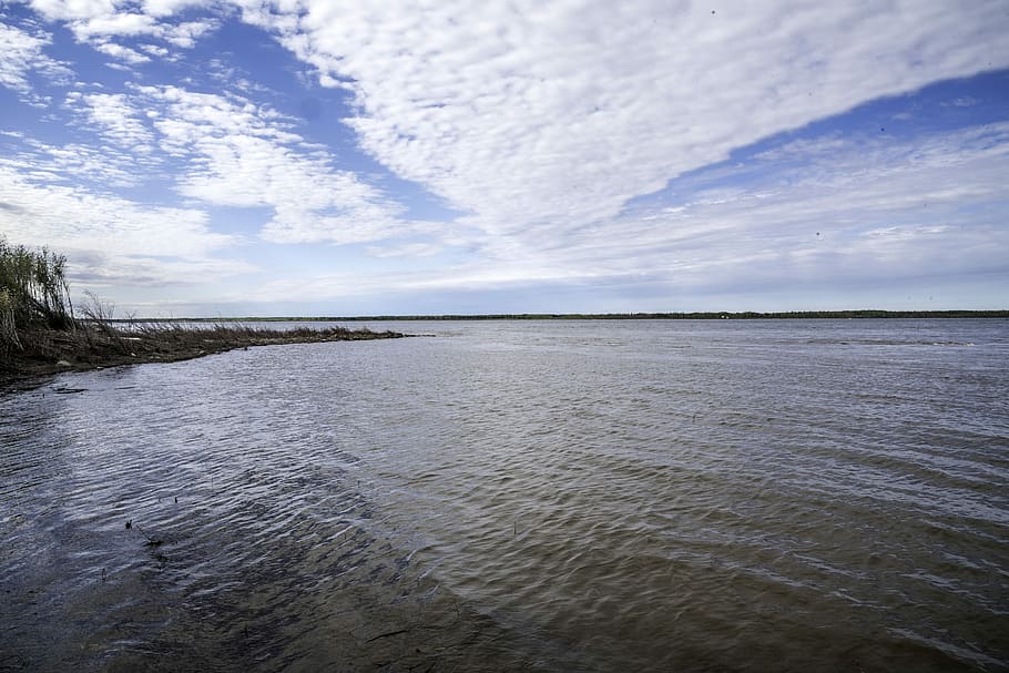 Sky and Clouds over the Kakisa River, canada, landscape, landscapes HD wallpaper