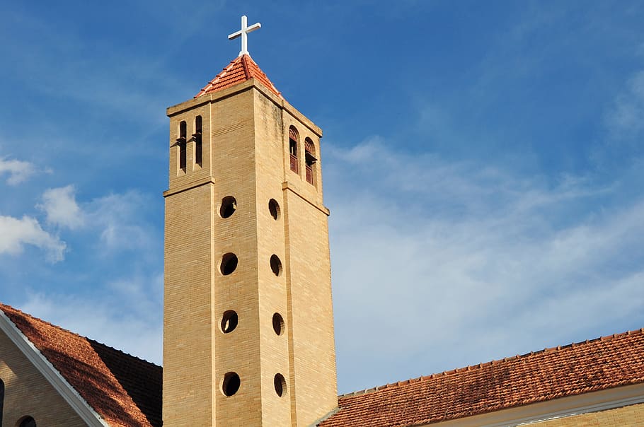 Tower, Church, Garanhuns, saint benedict's monastery, building exterior, HD wallpaper